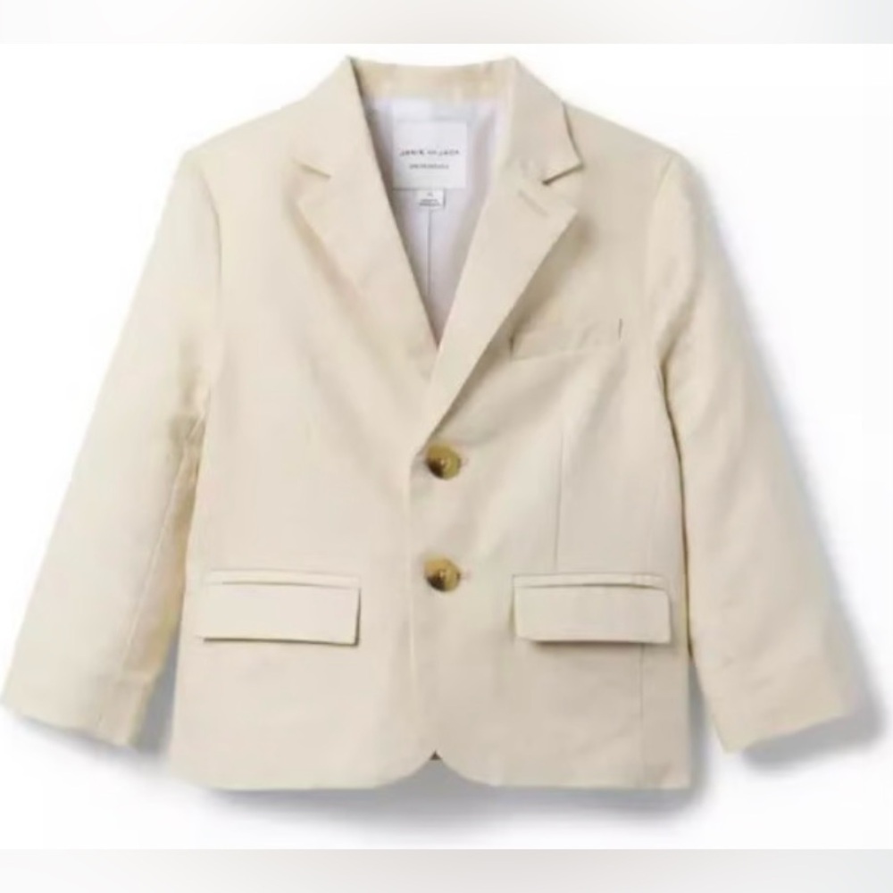 Janie and Jack Easter Linen Blend Blazer